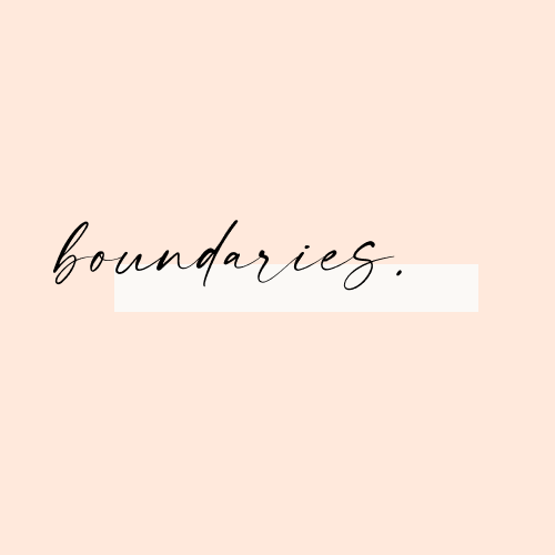 Blog: Boundaries